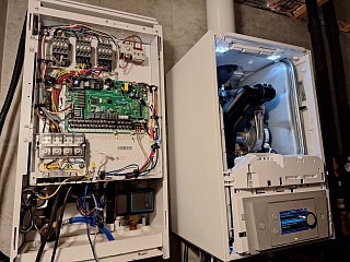 Котельная в частном доме (AMC 25 + Smart TC + тепловой насос)
