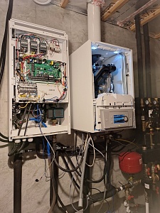 Котельная в частном доме (AMC 25 + Smart TC + тепловой насос)