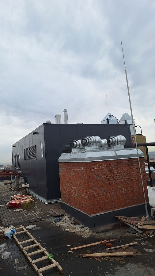 5 МВт - Самая мощная крышная котельная жилого дома