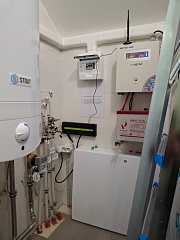 Встроенный котел Zena Plus в частном доме