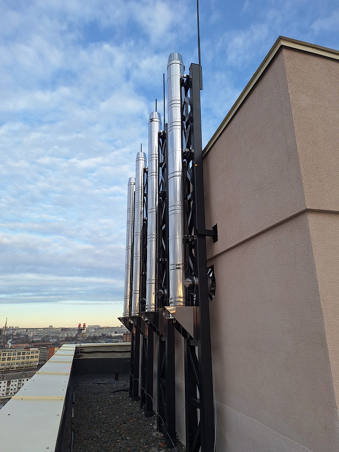 Крышная котельная для ЖК Легенда